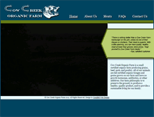 Tablet Screenshot of cowcreekorganicfarm.com
